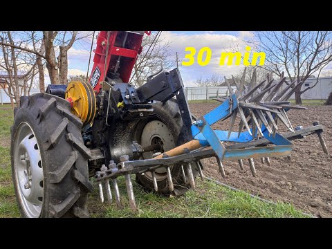 Видео: БОРОНА – КУЛЬТИВАТОР К ЛЮБОМУ МОТОБЛОКУ, за 30 минут.