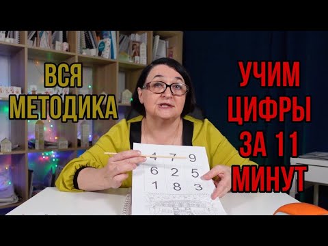 Видео: Как быстро выучить цифры с ребенком 4, 5, 6 лет? Учим цифры в игровой форме.