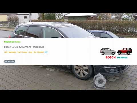 Видео: прошивка с помощью Autotuner VW Passat 2.0TDI 170HP ECU PPD1.2 Chiptunung и отключение EGR