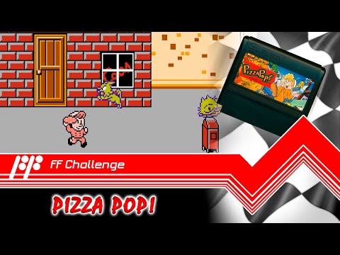 Видео: Pizza Pop!  - FF Challenge. Прохождение всех игр Famicom.