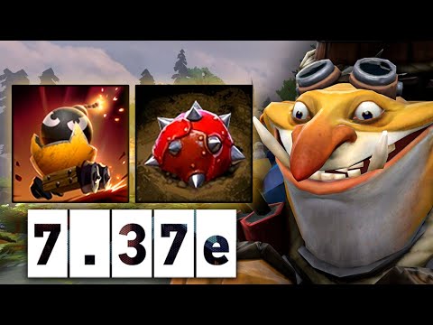 Видео: Течис 30 тира, как же много пользы! - Techies 7.37 DOTA 2