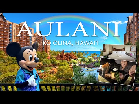 Видео: Отель Aulani Disney Resort & Spa с видом на океан | Волшебный отдых на курорте Ко Олина, Гавайи