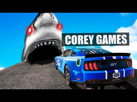 Видео: Nascar против Cursed Roads в beamNG