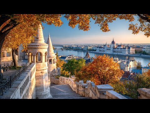 Видео: Волшебная золотая осень в Будапеште 🇭🇺 — потрясающая прогулка по городу в формате 4K