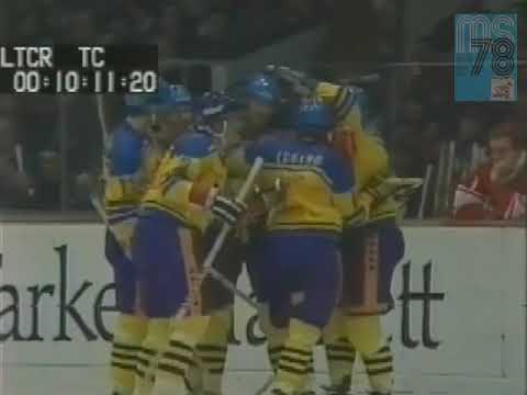 Видео: Отомстили по полной шведам и Хегюсте за Вену! World Champs 1978.04.05 USSR Sweden 2 3 per