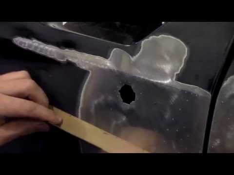 Видео: .Ремонт кузова. Делаем двери на Ховере при помощи споттера Пилот МТ.