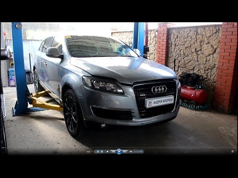 Видео: Замена антифриза в системе охлаждения на АУДИ Q7 2008 AUDI Q7 3,6 бензин #авторемонт