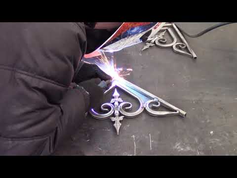 Видео: Гениальная идея! Из профильной трубы! Холодная ковка