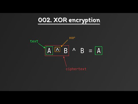 Видео: XOR Шифрование [002]