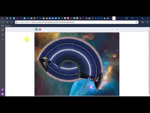Видео: Урок Scratch 8.1. Проект: "Безумный космический вирус"