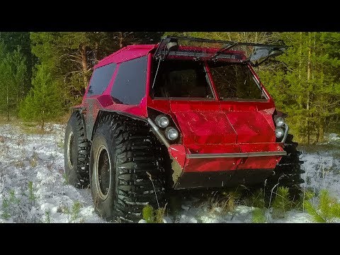 Видео: Вездеход Болотоход Амфибия BigBo