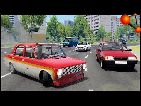 Видео: ДРИФТ На КОЛЬЦЕ С ТРАФИКОМ! Даем УГЛА! - BeamNg Drive