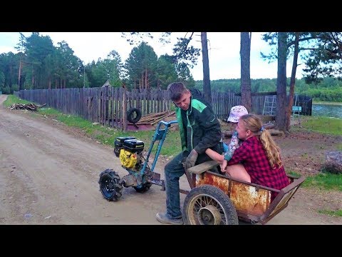 Видео: Сделал тачку для мотоблока