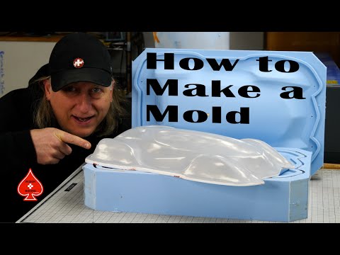 Видео: Изготовление очень больших силиконовых форм