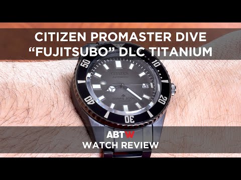 Видео: Обзор часов Citizen Promaster Dive Automatic ‘Fujitsubo’ NB6025-59H Black DLC Super Titanium