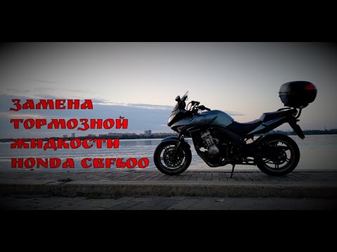 Видео: Замена тормозной жидкости Honda CBF600