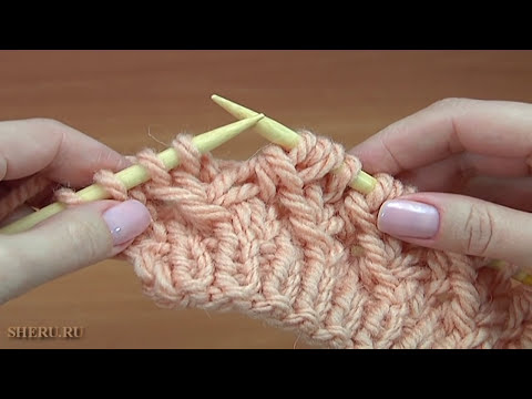 Видео: Великолепная шапка быстро и просто спицами Урок 247