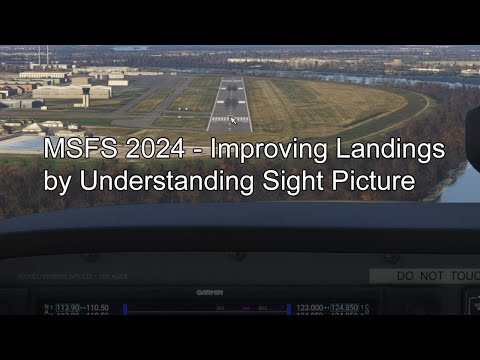 Видео: MSFS 2024 — Улучшение приземлений за счёт понимания прицельной картины