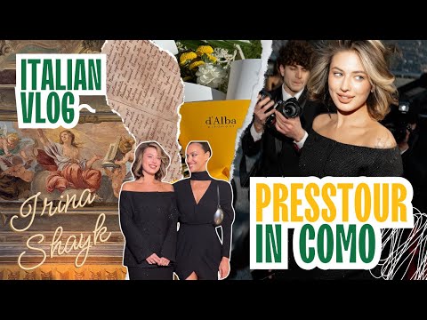 Видео: 38. влог из Италии // озеро Комо // пресс-тур с брендом d'Alba и Ириной Шейк