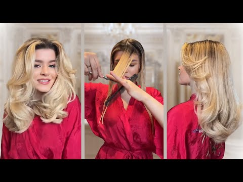 Видео: Простое пошаговое руководство по созданию круглых слоёв и стрижки! Обрамление лица + стрижка