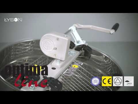 Видео: Медогонки диагональные 3-рамочные, ручные