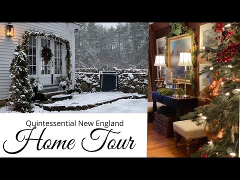 Видео: Мой рождественский тур по домам в колониальном стиле в 2021 году