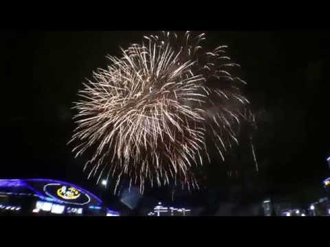 Видео: Праздничный салют в честь 70-ой годовщины Великой Победы