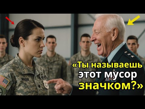 Видео: Генерал смеялся над её «фальшивым значком», пока не заметил на нём президентскую печать.