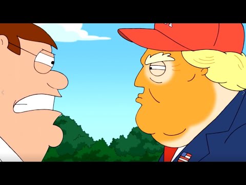 Видео: Гриффины смешные моменты / ПИТЕР ПОЗНАКОМИЛСЯ С ТРАМПОМ #8