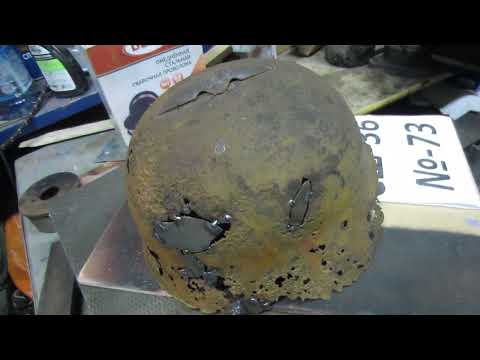 Видео: Восстановление НАШИХ шлемов СШ-36. Александр (реставратор) 276