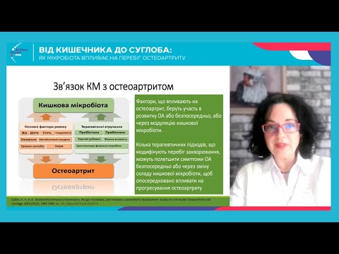 Видео: Остеоартрит та мікробіом кишечника. Виступ на зустрічі з ревматологом у 2025р