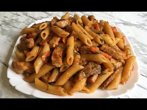 Видео: Быстрые Макароны на Сковороде Невозможно Устоять!!! / Макароны с Мясом / Паста / Pasta In a Pan