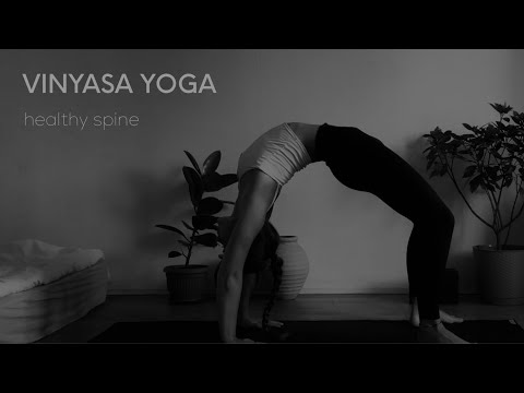 Видео: Vinyasa yoga | healthy spine | Виньяса йога | Здоровая спина