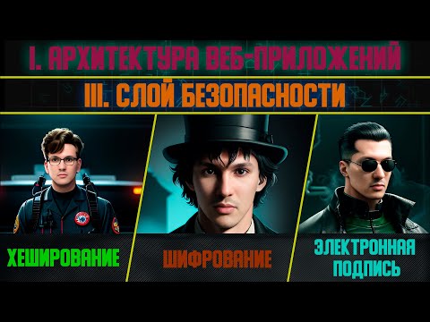 Видео: Хеширование Шифрование и Электронная подпись - I. Архитектура веб-приложений I.III Слой безопасности