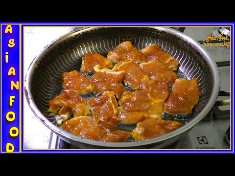 Видео: Отбивная свинина по-Корейски, вкуснейшее блюдо korean street food