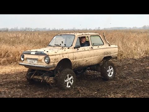 Видео: Ожидания оправданы ЗАЗ 968. УАЗ на БТРовских тест механической лебедки