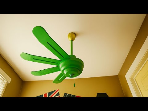 Видео: Потолочный вентилятор с качающимися ручками, новый дизайн, специальная серия, лучший вентилятор!