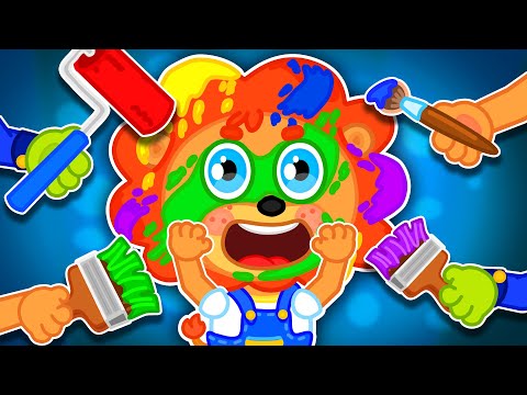 Видео: Маша и Леопольд. Цветные краски - Мультик для детей - Lion Family на русском