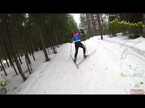 Видео: 23.02.2024. Орехово. Лыжная трасса круг 10 км.