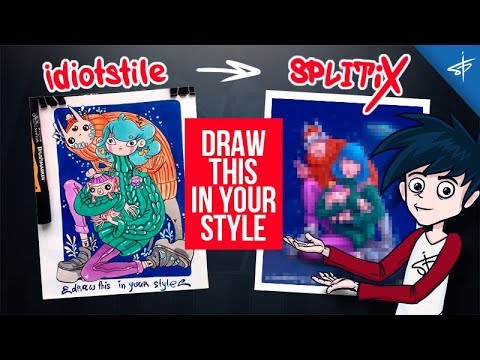 Видео: Перерисовываю idiotstile | #DrawThisInYourStyle