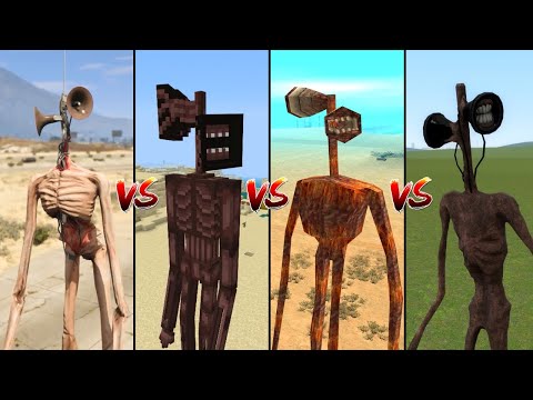 Видео: ГТА 5 Сиреноголовый vs Майнкрафт Сиреноголовый vs ГТА СА Сиреноголовый vs Гаррис Мод - ГДЕ ЛУЧШЕ?