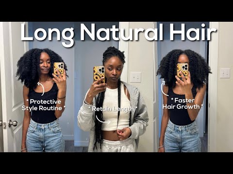 Видео: Мой безопасный уход для быстрорастущих длинных натуральных волос 🩷