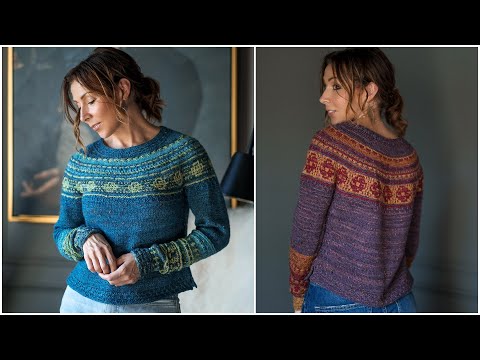 Видео: Мои самые тщательно хранимые секреты вязания для безупречного свитера Гвендолин — примерьте эту к...