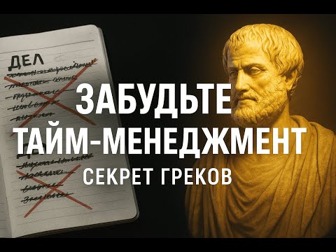 Видео: Забудьте тайм менеджмент! Как управлять энергией по системе древних греков