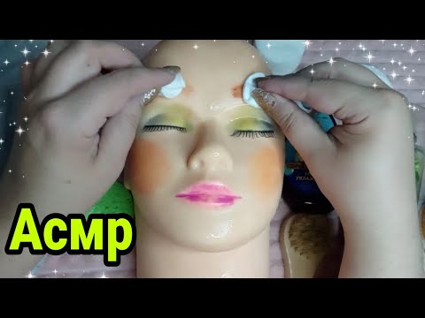 Видео: Асмр макияж удаляю с лица, ухаживаю за кожей, асмр для сна (близкий шепот) |  Asmr removing makeup
