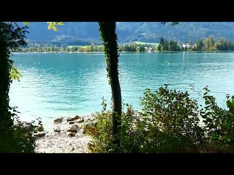 Видео: Austria, Wolfgangsee, Bürglstein Rundwandernweg, из Санкт Волфганга в Штробль, 02.10.2021