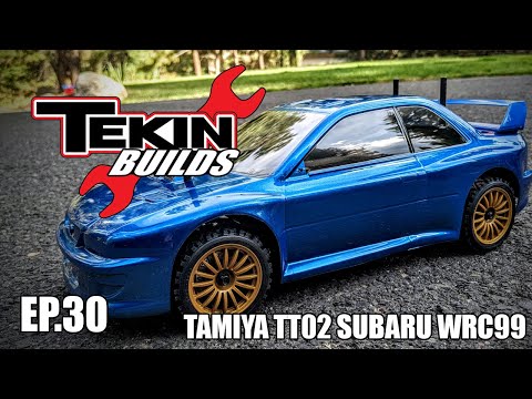 Видео: Tamiya TT-02 Subaru Impreza WRC99 RC Rally Car | Tekin Builds, эпизод 30