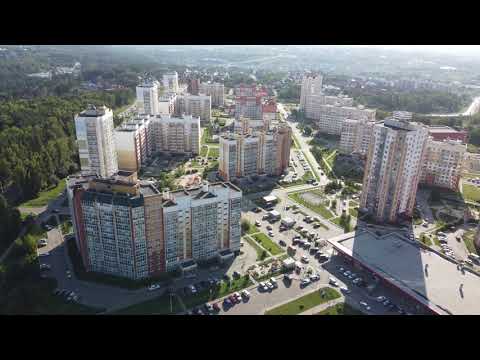 Видео: Зелёные горки, Томск с высоты