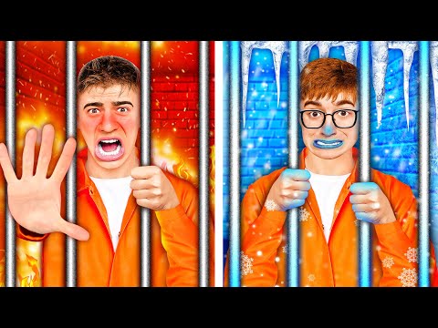 Видео: ХОЛОДНАЯ vs ГОРЯЧАЯ Тюрьма Челлендж ! **часть 1**