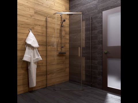 Видео: Сборка душевого ограждения ширмы Triton Дека Хром/Deka Chrome